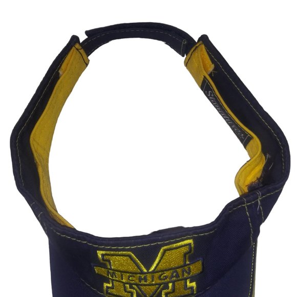 Signatures University of Michigan Visor Michigan Wolverines Adjustable Strap Cap - Picture 5 of 11